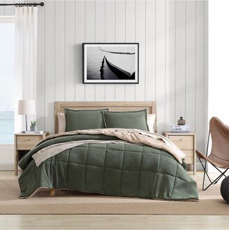 Beckett Microsuede Twin Comforter Set