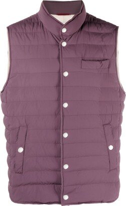 Quilted Padded Down Gilet