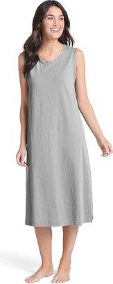 Cotton Chemise (Mid Grey Heather) Women's Pajama