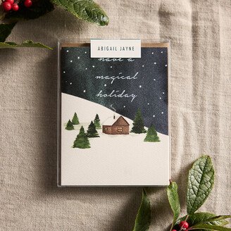 Snowy Cabin Cards, Set of 6