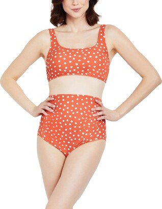 2-Pc. Beach Bump High-Waisted Maternity Swimsuit