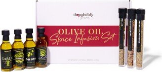 Thoughtfully Gourmet, Olive Oil Spice Infusion Gift Set, Set of 7