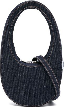 mini Swipe denim crossbody bag