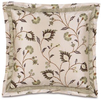 Michon Champagne Hand Painted Botanical Pillow Cover 20