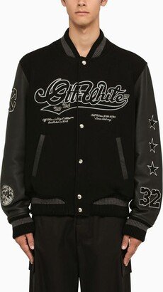 bomber jacket with patches-AA