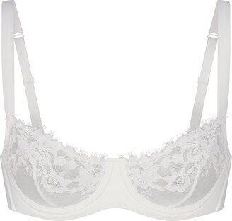 Skims Lace Unlined Balconette Bra | Marble