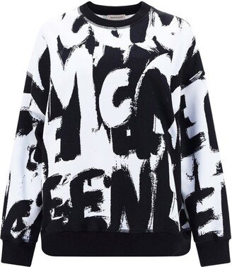 Printed Crewneck Sweatshirt