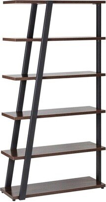 Snake River Décor 5 Shelf Bookshelf Sturdy Storage Cherry - 52 x 63