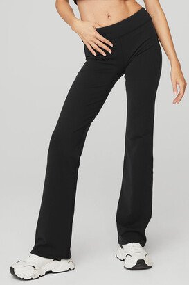 Airbrush Low-Rise Bootcut Legging in Black, Size: 2XS |