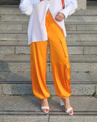 Women's Carrot Curl Carrot Curl Drawstring Cargo Pant @vi_bogodist