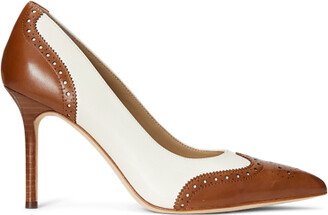 Lynden Nappa & Burnished Leather Pump