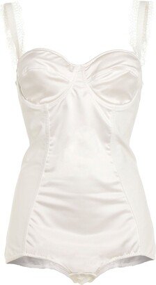 Lingerie Bodysuit White-AD