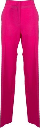 High-Waisted Wide-Leg Trousers-AU