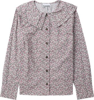 Floral-Print Organic Cotton Shirt