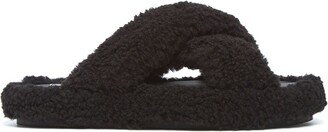 Biba Luxe Teddie faux-shearling slippers-AA