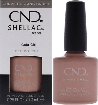 Shellac Nail Color - Gala Girl by for Women - 0.25 oz Nail Polish