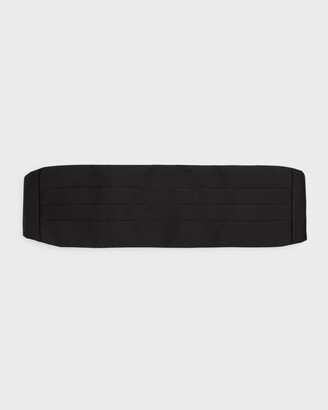 Men's Pleated Satin Cummerbund-AA