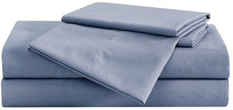 Garment Wash Solid 4 Piece Sheet Set, Twin