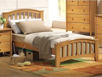 RASOO Transitional Style Twin Bed with No Box Spring Required