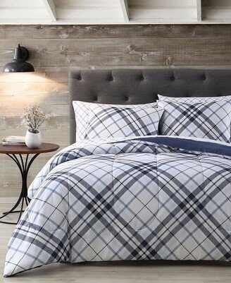 Onyx House Khalvin Plaid 7 Piece Comforter Set, King