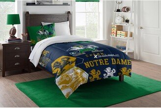 The Northwest Group, LLC COL 862 Notre Dame Hexagon Twin Comforter Set