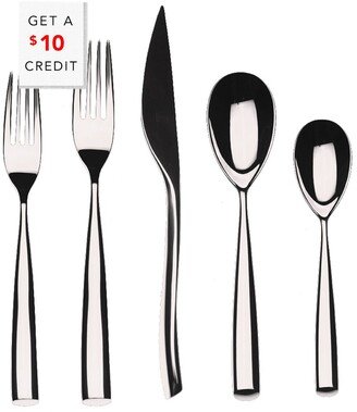 5Pc Flatware Set With $10 Credit