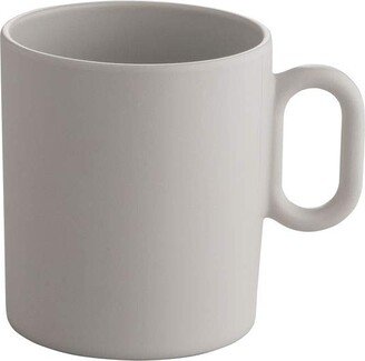 MW72/89 WG Dressed en Plein air Mug in Melamine with Relief Decoration, One Size, Warm Grey