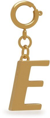 Alphabet Brass Keyring - E