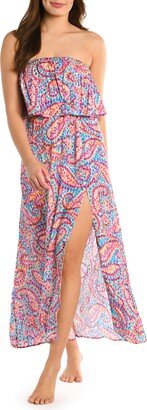 Pebble Bandeau Strapless Cover-Up Dress