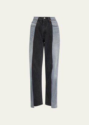 High-Rise Boyfriend Jeans-AA