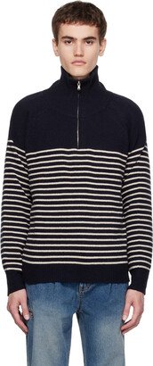 Dunst Navy Striped Sweater