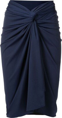 Orixa tied-waist skirt