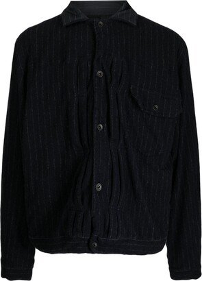 Pinstripe Wool Jacket