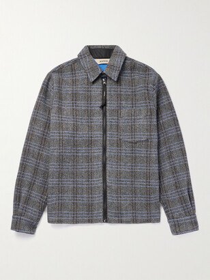 Checked Wool Overshirt