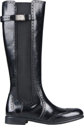 Knee Boots Black-AA