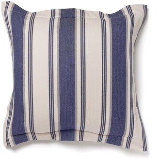 Cottage Home Cadmen Blue Cotton Striped Pillow Sham