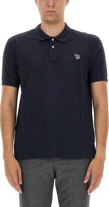 Polo Shirt With Zebra Patch