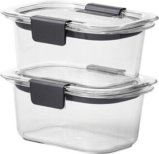 Rubbermaid 1.3 c. Brilliance Container Pkg/2