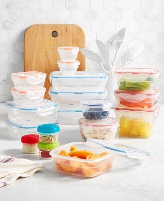 Lock n Lock Easy Essentials Color Mates 36-Pc. Food Storage Container Set