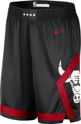 Chicago Bulls 2023/24 City Edition Men's Dri-FIT NBA Swingman Shorts in Black