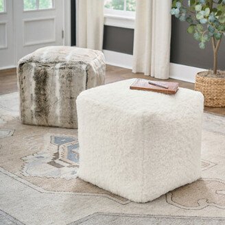 Faux Fur Pouf