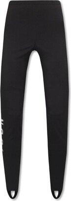 Logo-Printed Stretch Stirrup Leggings