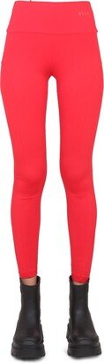 Logo Detailed High Waist Leggings-AB