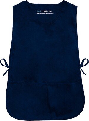 Classy Pal, Cobbler Aprons For Women With Pockets, Maid Smock, Mandiles Para Mujer | Navy Blue