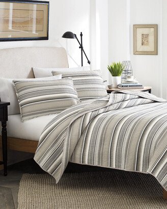 Stone Cottage Classic Stripe Cotton Quilt Set