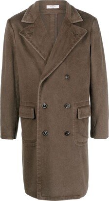 Double-Breasted Cashmere Coat-AI