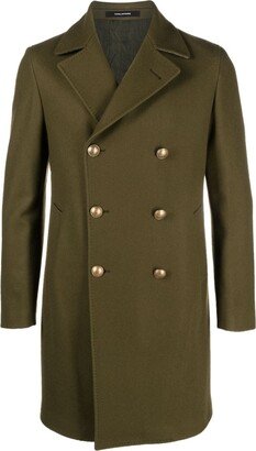 Double-Breasted Buttoned Coat-AB