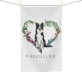 Border Collie Soft Tea Towel, Housewarming Gift, Kitchen Towel