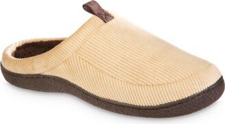 Men's Advanced Memory Foam Corduroy Hoodback Comfort Slippers