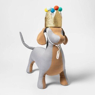 Birthday Crown Dog Hat - Gold - 6 - Boots & Barkley™